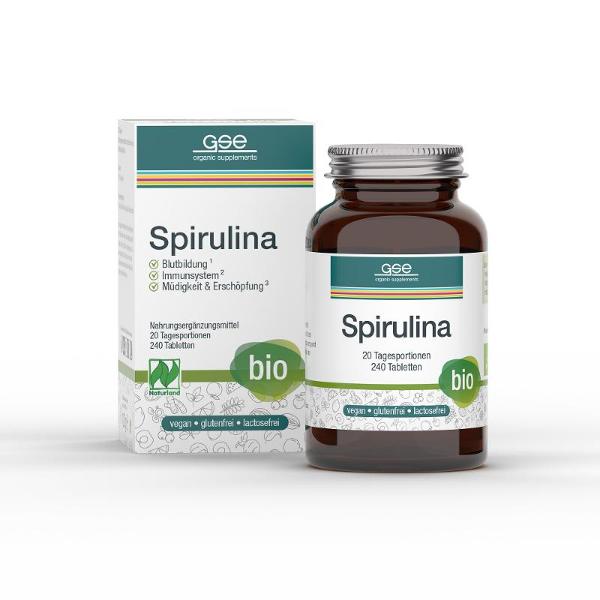 Produktfoto zu Spirulina 240 Tabletten