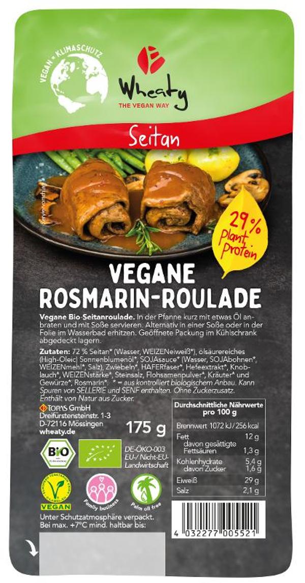 Produktfoto zu Wheaty Vegane Rosmarin-Roulade