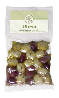 Oliven-Mix mit gef. Oliven