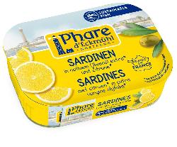 Sardinen mit Olivenöl und Zitrone