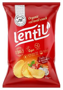 Rote Linsen Chips