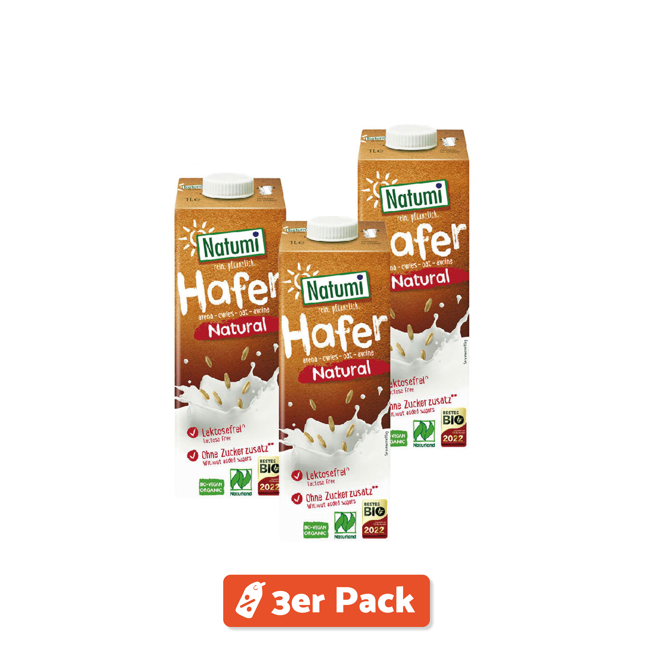 3er Pack Natumi Haferdrink natur 1L