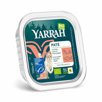 Yarrah Bio Katze Schale Pastete getreidefrei Lachs (MSC)