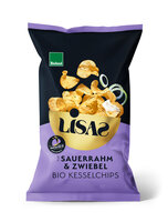 Lisas Bio-Kesselchips Typ Sauerrahm & Zwiebel