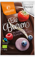 Bio FT Beeren in dreierlei Schokoladen 50g