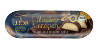 Lübecker Marzipanbrot mit Honig - Vollmilchschokolade, Bio, glutenfrei