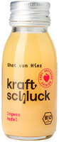 kraftschluck gelber Shot, INGWER, APFEL, bio