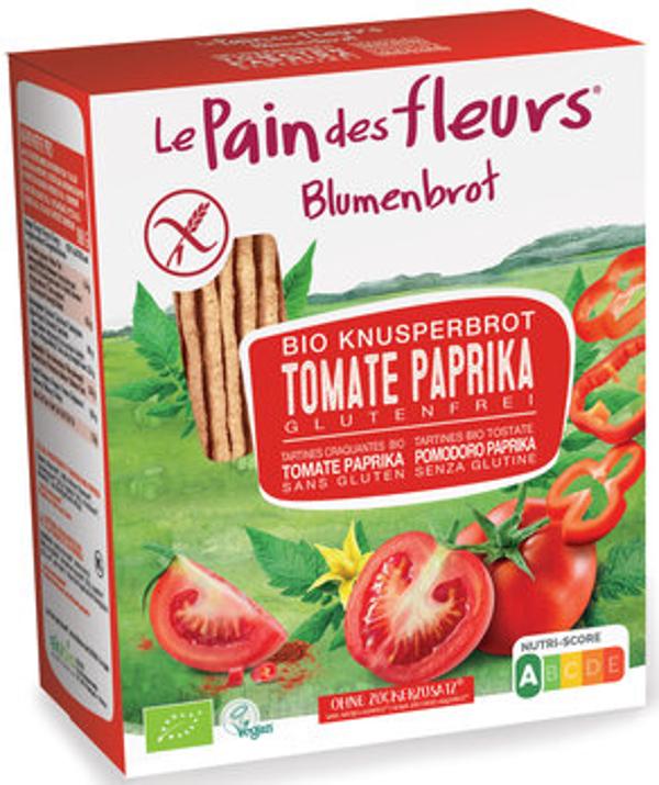 Produktfoto zu Ekibio Blumenbrot Tomate Paprika glutenfrei 150g
