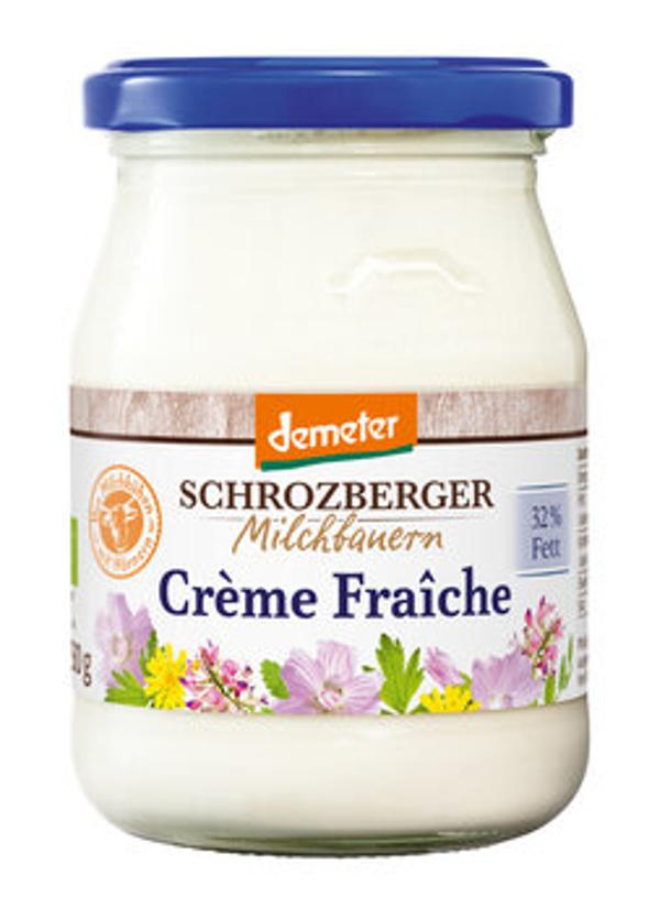 Produktbild von Schrozberger Creme fraiche im Glas 32% 250g