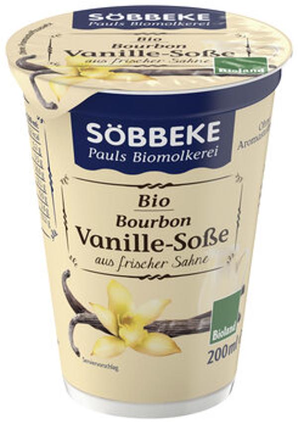 Produktbild von Söbbeke Bourbon Vanille Soße mit Sahne 200g