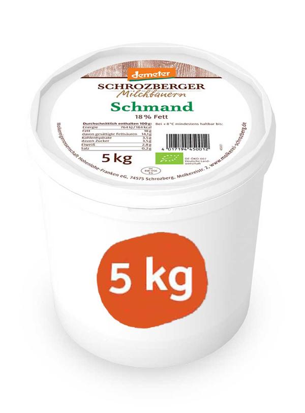 Produktbild von Schrozberger Schmand 18% 5kg