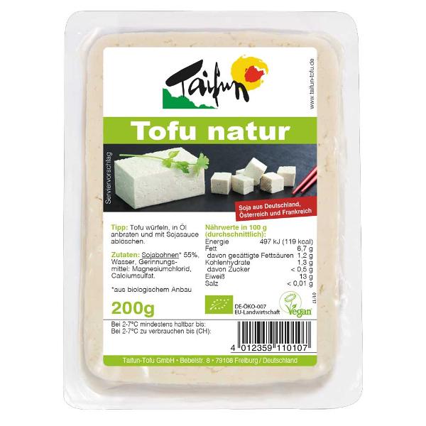 Produktfoto zu Taifun Tofu natur 400g