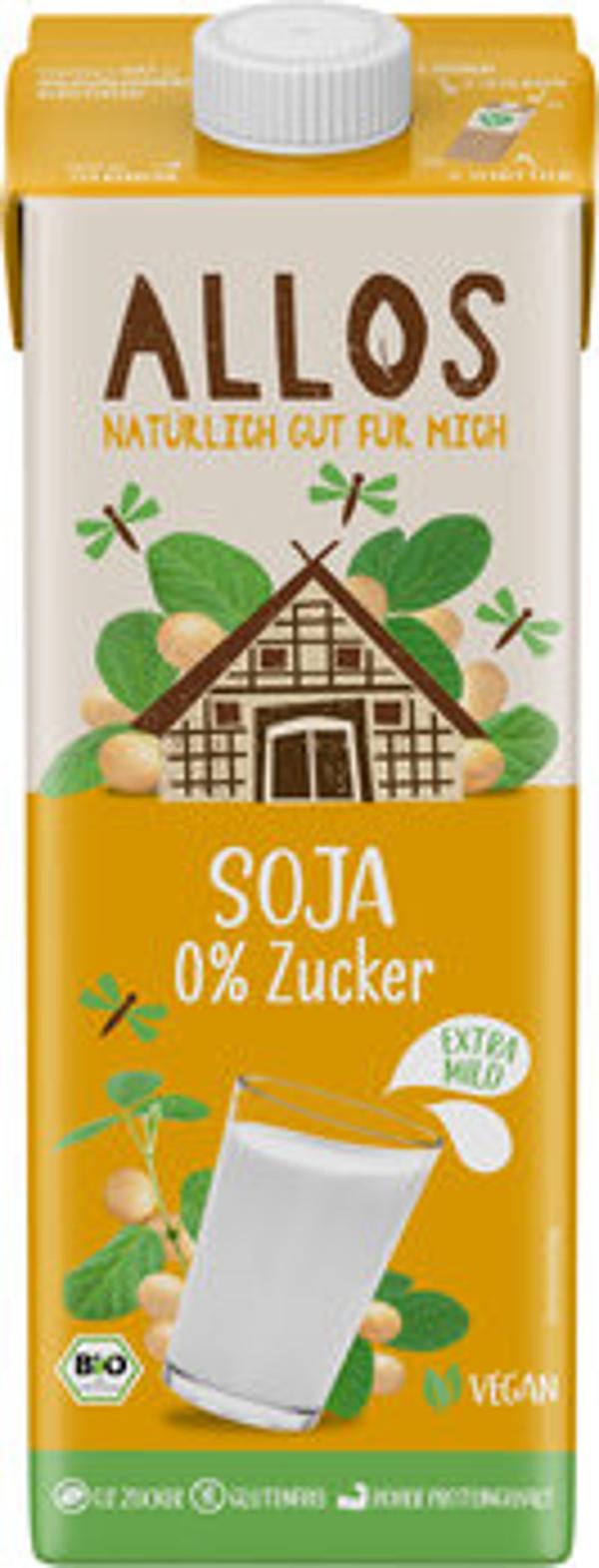 Produktfoto zu Allos Soja Drink 0% Zucker 1l