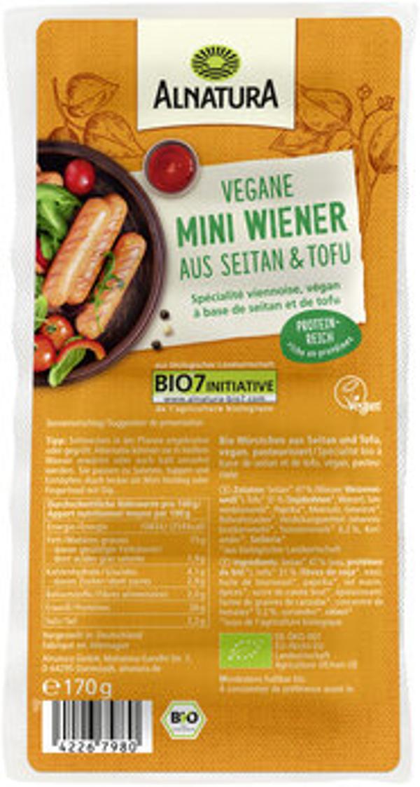 Produktfoto zu Alnatura Mini Wiener vegan 170g