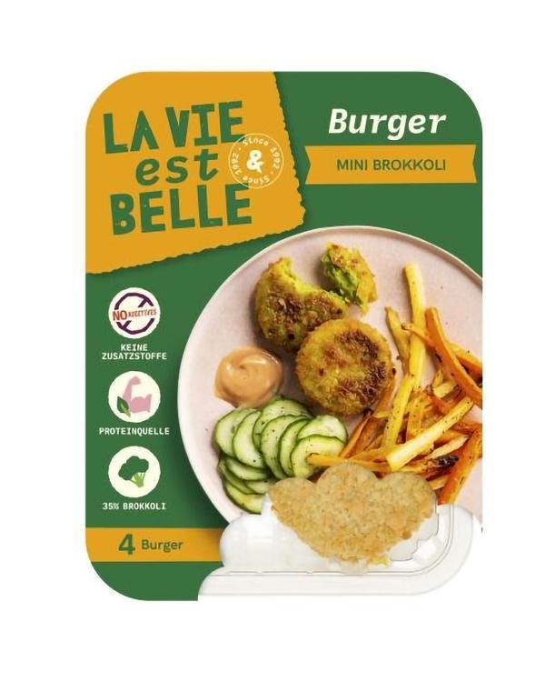 Produktfoto zu La Vie est belle Burger Mini Brokkoli 180g