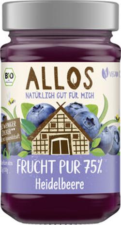 Allos Frucht Pur Heidelbeere 250g