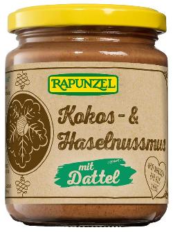 Rapunzel Kokos- & Haselnussmus mit Datteln 250g