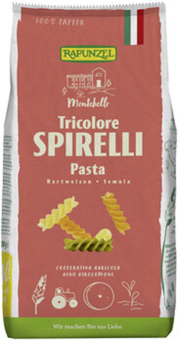Produktfoto zu Rapunzel Spirelli Tricolore Semola bunt 500g