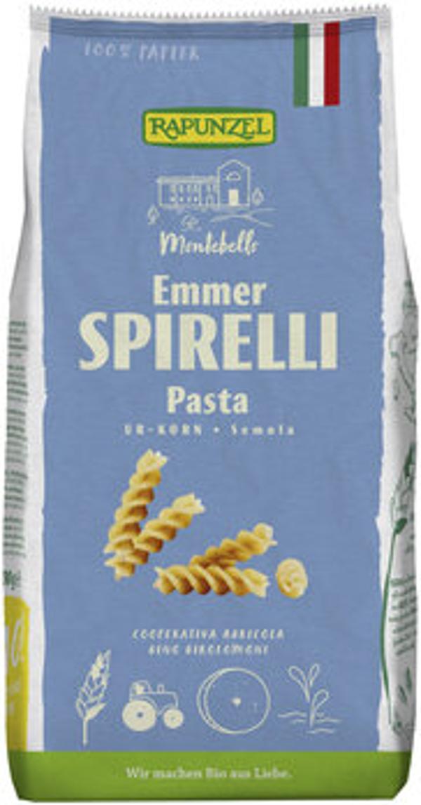 Produktfoto zu Rapunzel Emmer-Spirelli Semola 500g