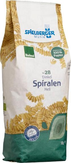 Spielberger Mühle Dinkel Spiralen hell 500g