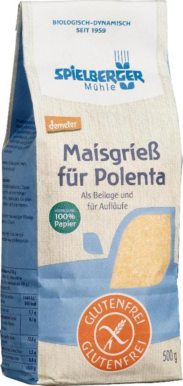 Produktfoto zu Spielberger Mühle Polenta - Maisgrieß 500g