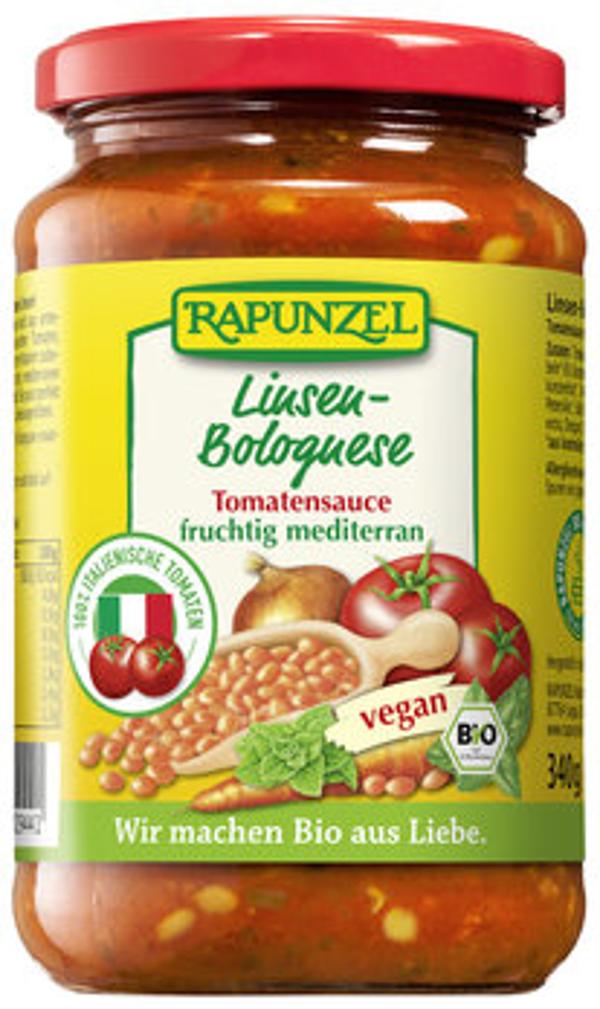 Produktfoto zu Rapunzel Tomatensauce Linsen - Bolognese 325ml