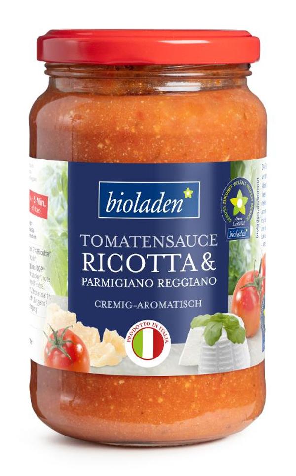 Produktfoto zu Bioladen* Tomatensauce Ricotta & Parmigiano Reggiano 340g