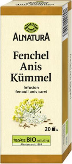 Alnatura Fenchel Anis Kümmel Tee Btl.20 x 2,25g