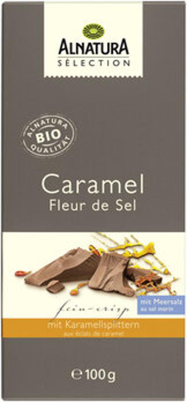 Produktfoto zu Alnatura Caramel Fleur de Sel Schokolade 100g