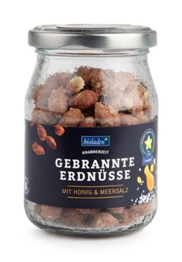 Produktfoto zu Bioladen* Gebrannte Erdnüsse mit Honig & Salz 125g