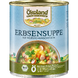 Ökoland Große Dose Erbsentopf mit Wurst 800ml