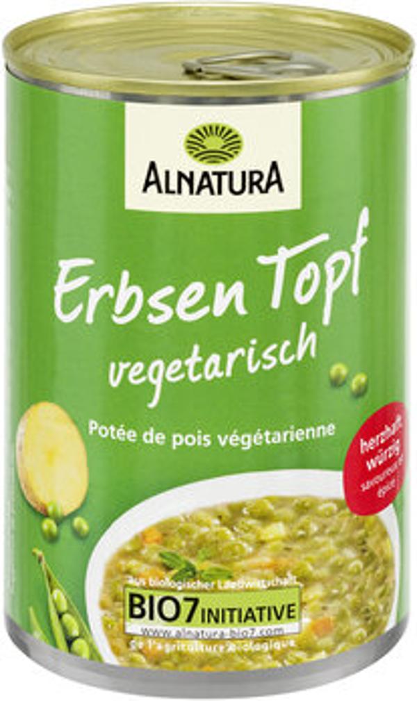 Produktfoto zu Alnatura Erbseneintopf vegetarisch 400g