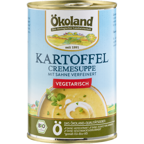 Produktfoto zu Ökoland Kartoffel-Creme-Suppe 400g
