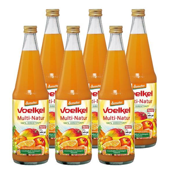 Produktfoto zu Kiste Voelkel Multi Natur 6x0,7l