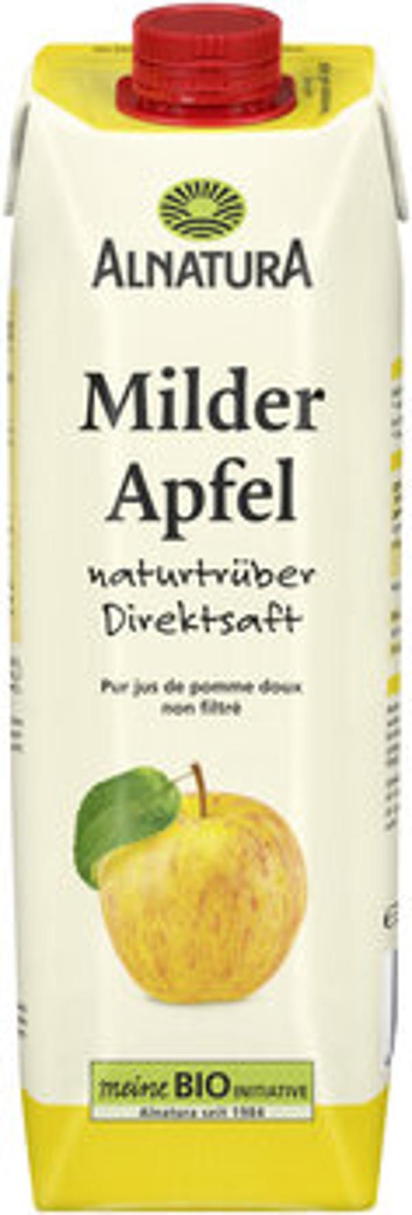 Produktfoto zu Alnatura Milder Apfelsaft naturtrüb 1L