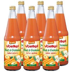 Kiste Voelkel Apfel Möhren Saft 6x0,7l