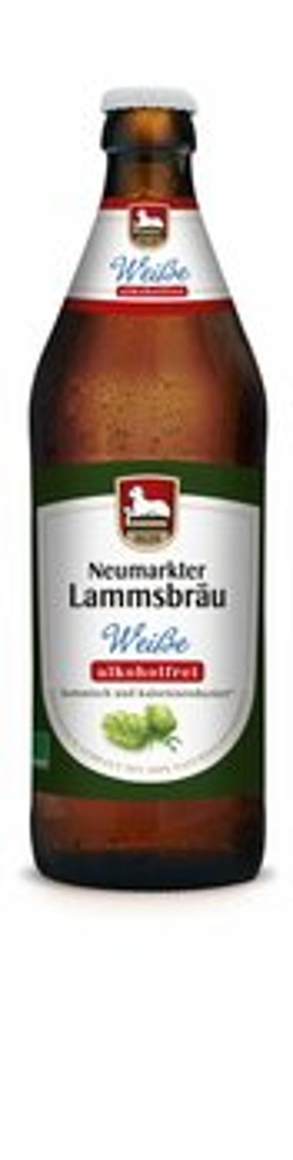 Produktfoto zu Lammsbräu Weiße alkoholfei 0,5l