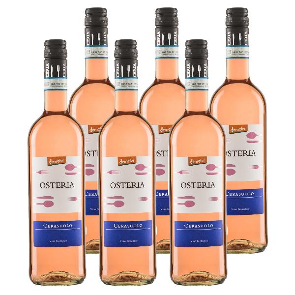 Produktfoto zu Kiste OSTERIA Cerasuolo d'Abruzzo Rosato 6x0,75L