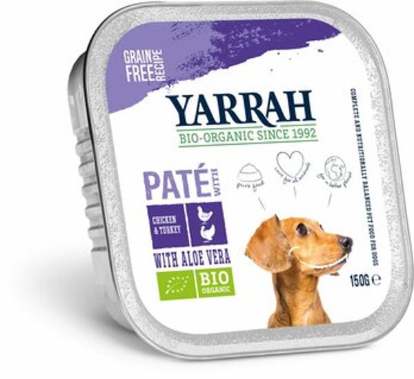 Produktfoto zu Yarrah Hund Paté Truthahn mit Aloe Vera 150g