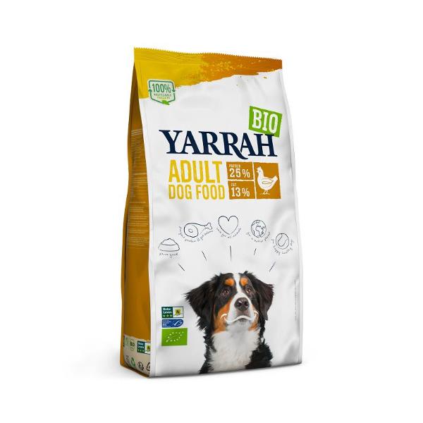Produktfoto zu Yarrah Hundetrockenfutter Huhn Adult 2kg