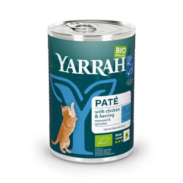 Produktfoto zu Yarrah Katzen Paté Fisch mit Spirulina 400g