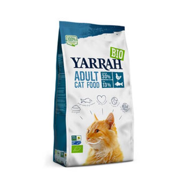 Produktfoto zu Yarrah Katzentrockenfutter Huhn Fisch Adult 800g