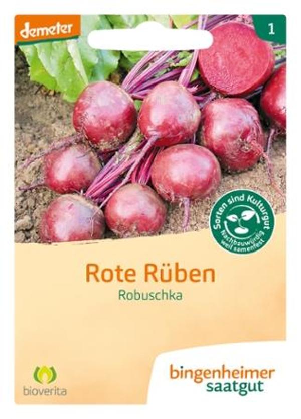 Produktfoto zu Bingenheimer Saatgut Rote Bete Robuschka Samen