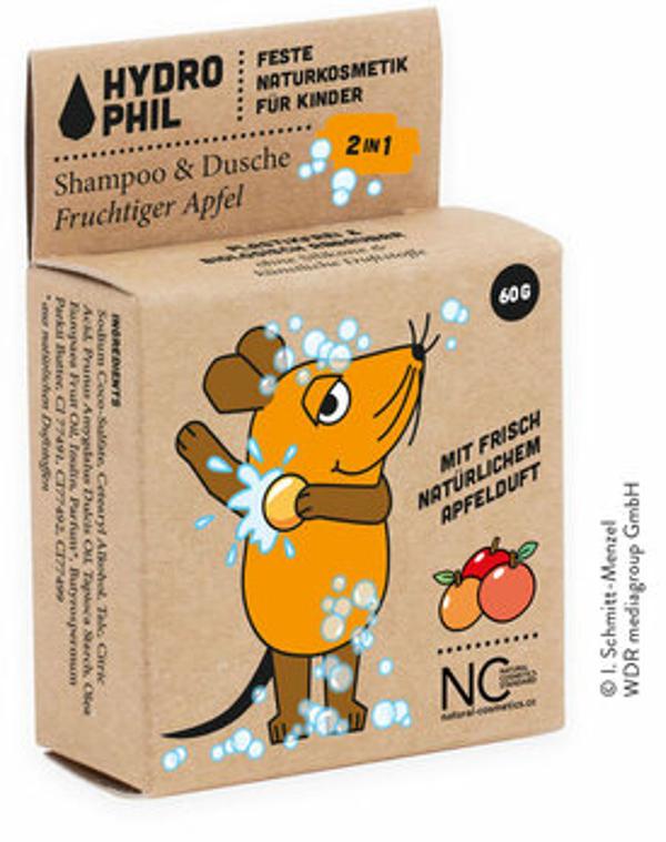 Produktfoto zu Hydrophil 2in1 Shampoo & Dusche Maus Apfel 60g