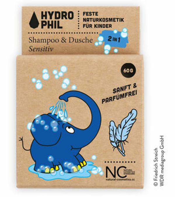 Produktfoto zu Hydrophil 2in1 Shampoo & Dusche Sensitiv Elefant 60g
