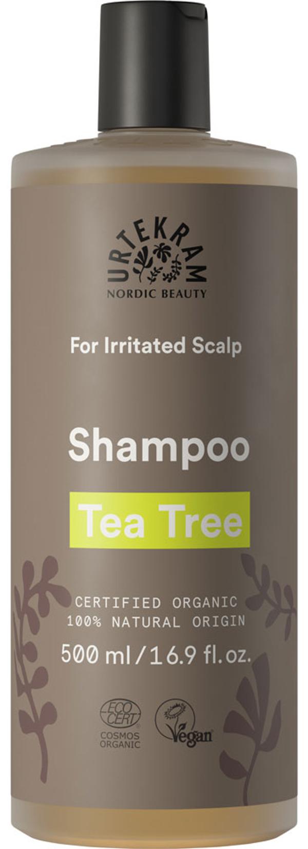 Produktfoto zu Urtekram Teebaum Shampoo 500ml