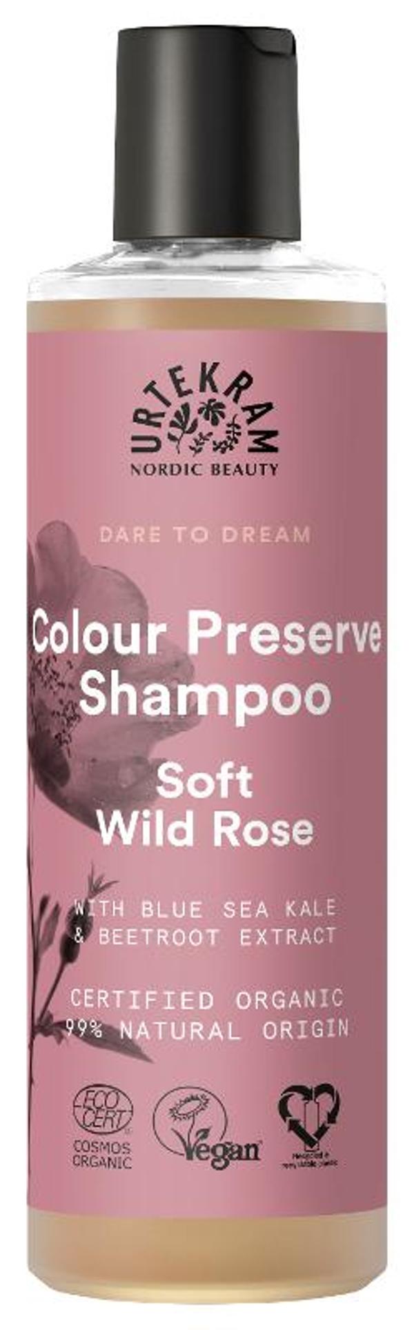 Produktfoto zu Urtekram Shampoo Soft Wild Rose 250ml