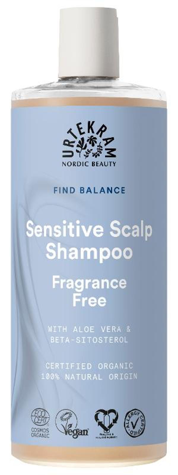 Produktfoto zu Urtekram Fragrance Free Shampoo 500ml