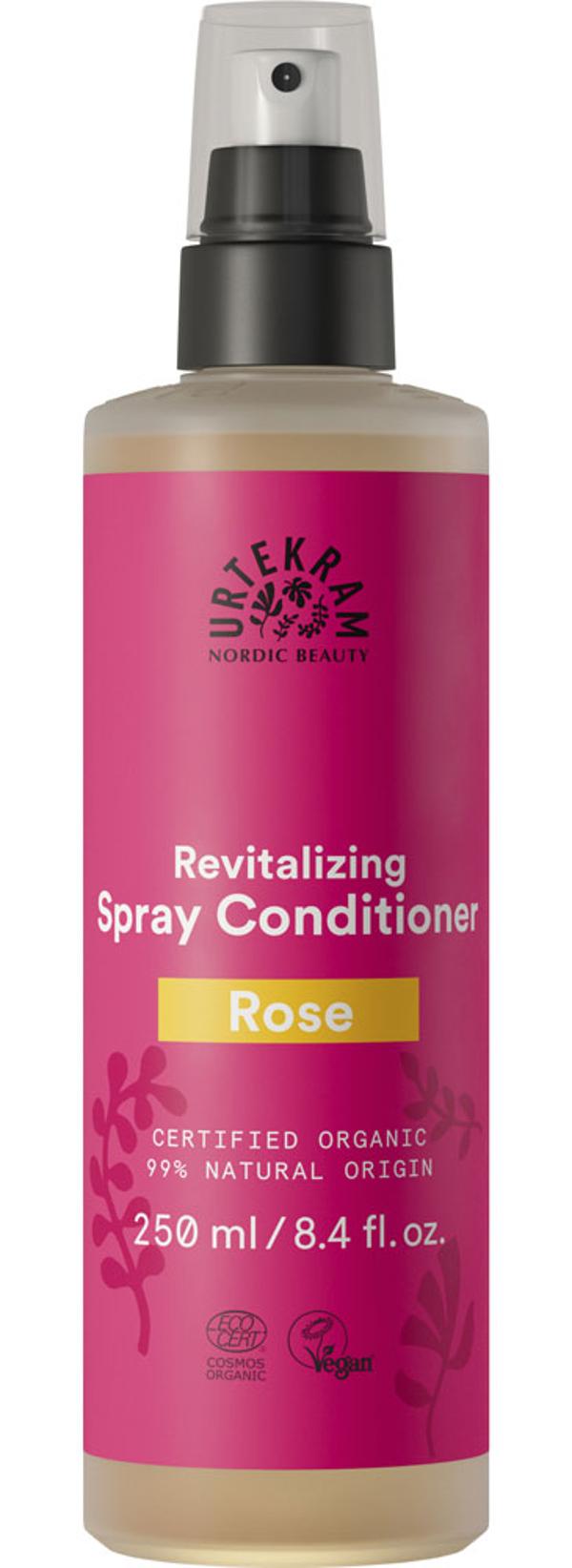 Produktfoto zu Urtekram Rose Spray Conditioner 250ml