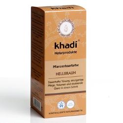 Khadi Pflanzenhaarfarbe Hellbraun 100g